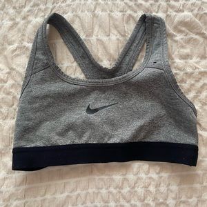 Grey Nike Sports Bra